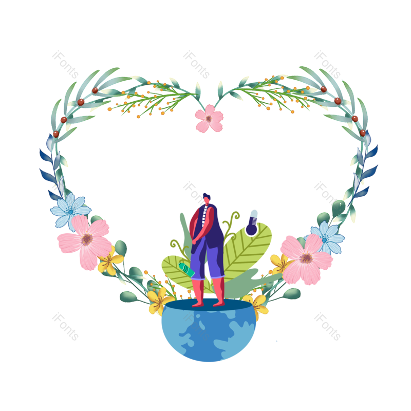 边框图片,素材元素,简约PNG,地球免抠素材